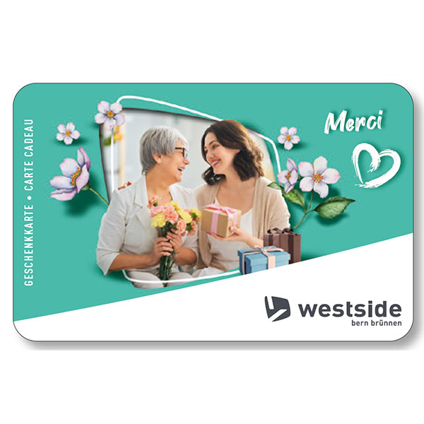 Carte cadeau Westside «Merci»